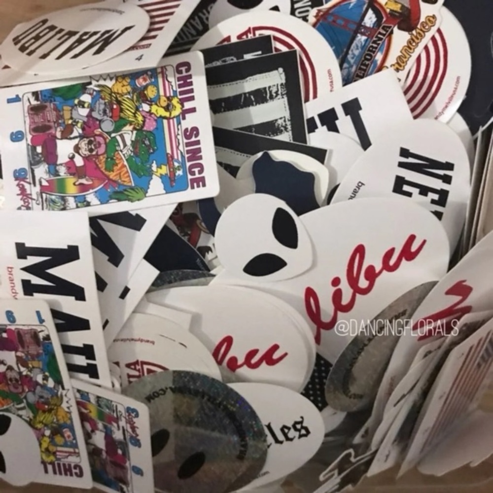 Brandy Melville 50 random selection sticker bundle - Picture 3 of 3